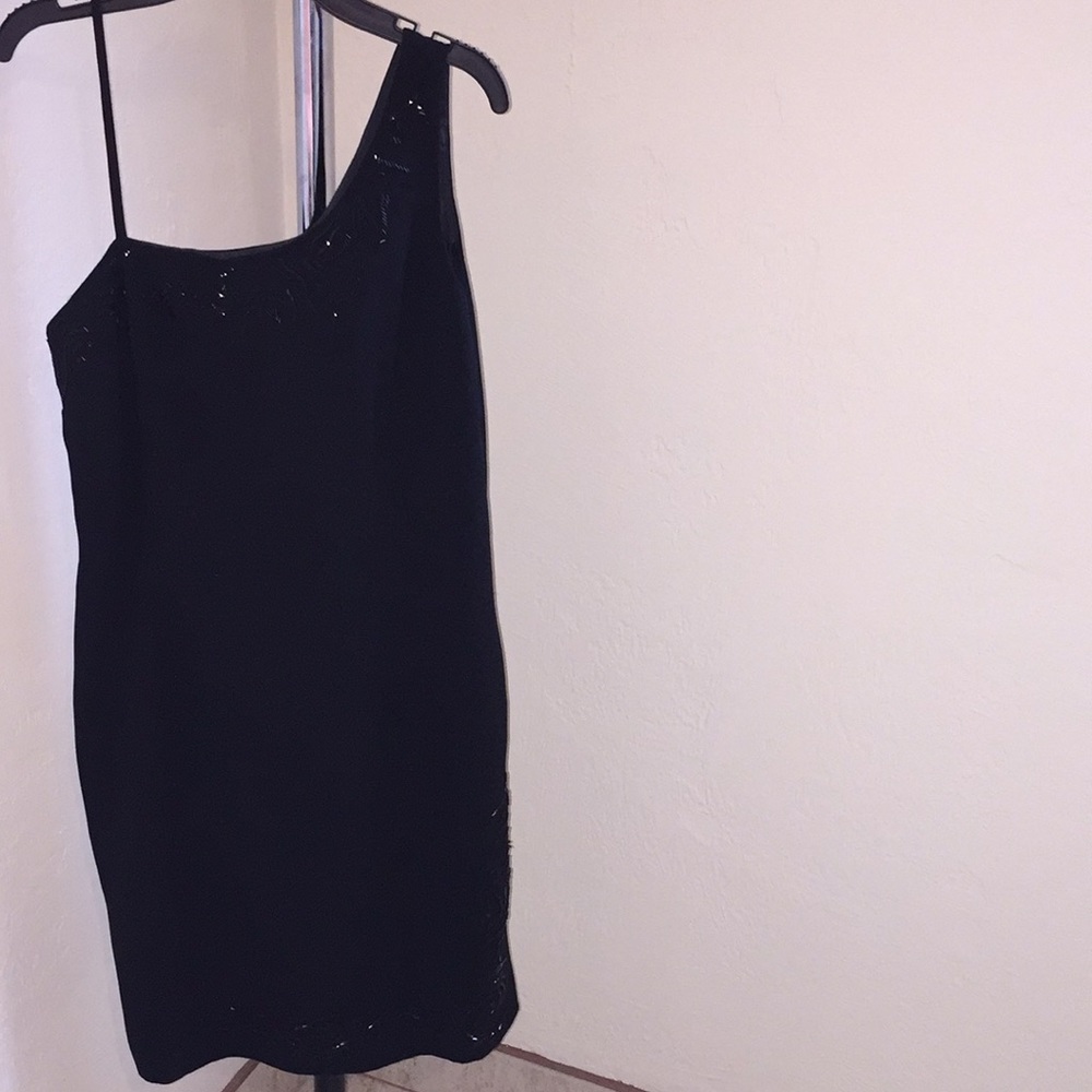 Black studio dress